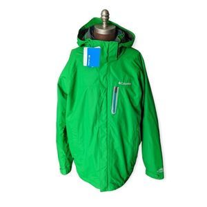 NWT Columbia Shred Launcher Jacket Omni Shield Lime Green Size XL